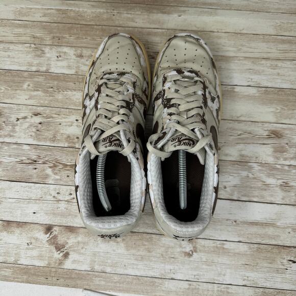 Nike Air Force 1 Low 313641-221 Brown Desert Chip Camo Sneakers Men's Size 11.5 - Picture 5 of 8